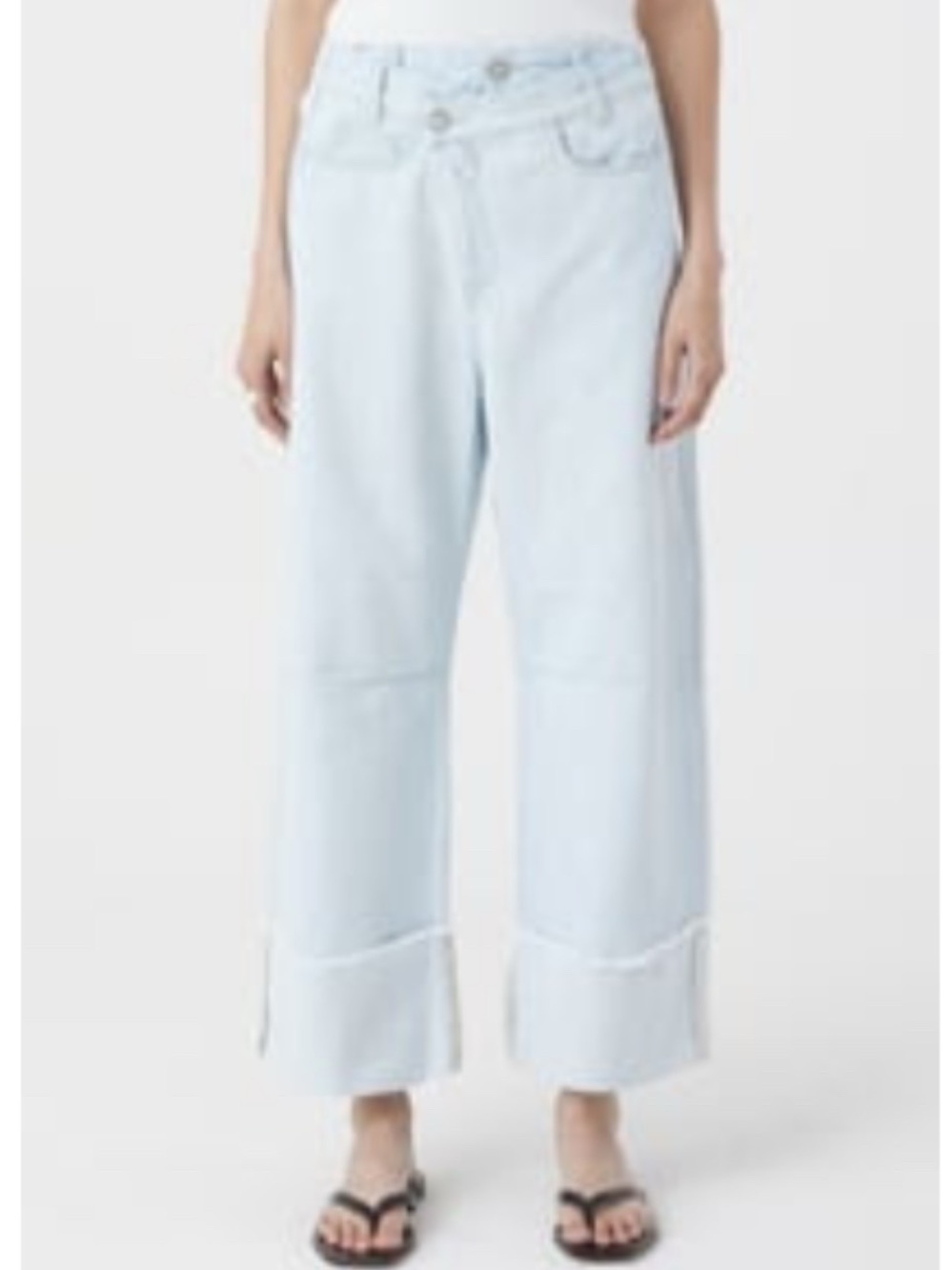 Closed Light Blue Denim Crossover Jeans NWT!